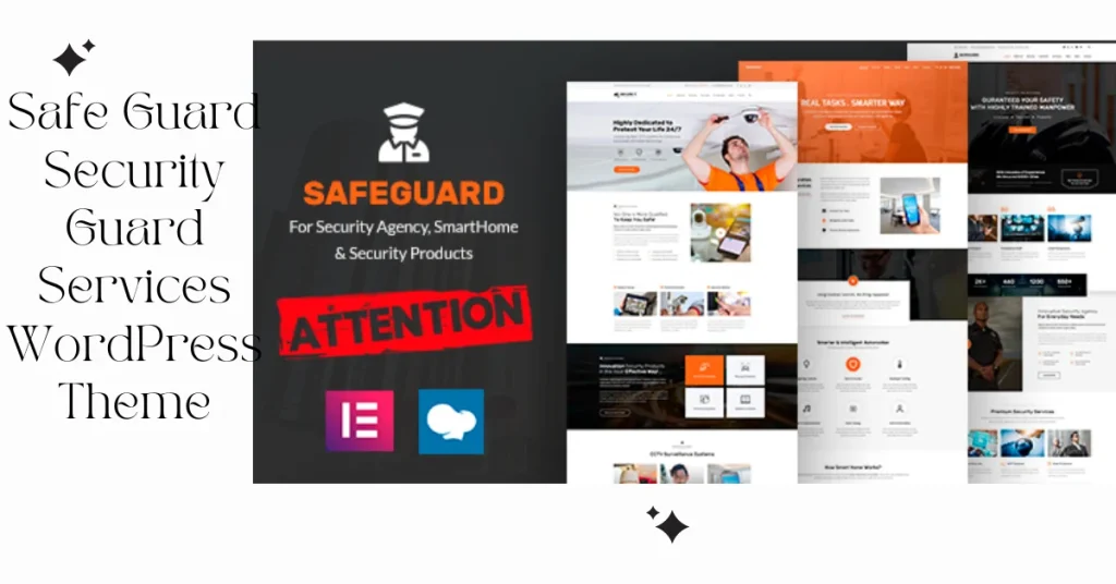 Safe Guard Security Guard Services WordPress Themes