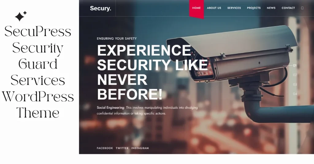 SecuPress Security Guard Services WordPress Themes