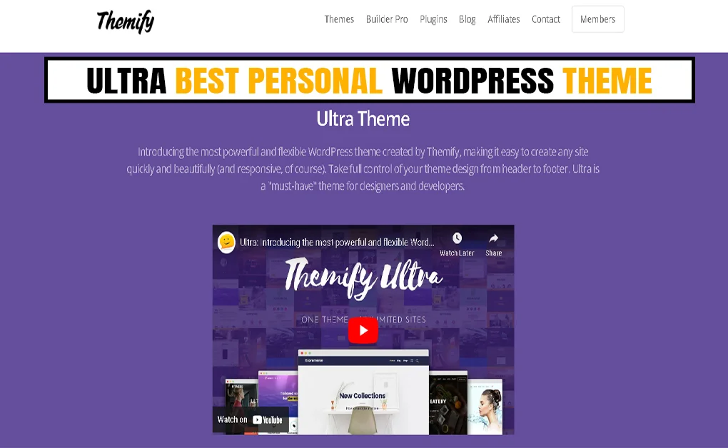 ultra best Personal Website Themes for WordPress