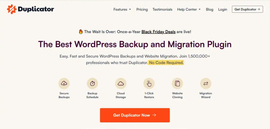 Duplicator Backup Plugin for Your WordPress Site